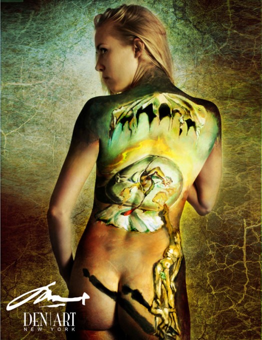 Geopoliticus body painting by Danny Setiawan of DENART NY