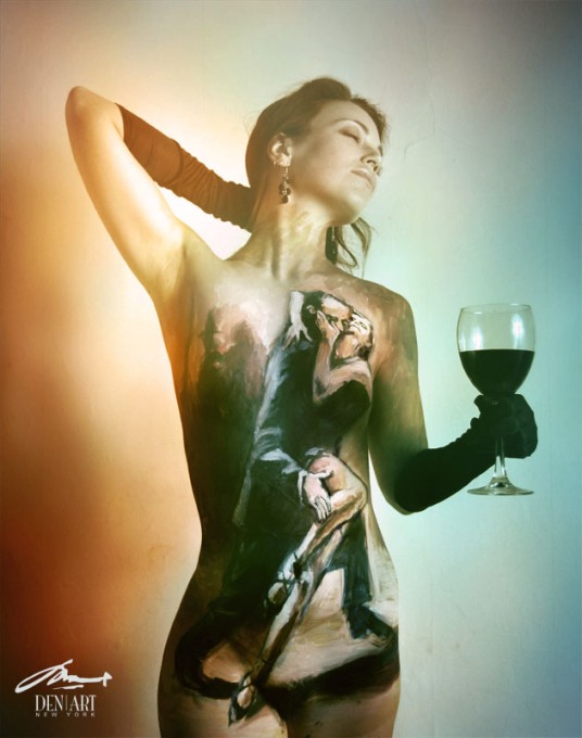 tango body painting by Danny Setiawan