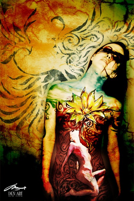 rebirth body painting by Danny Setiawan