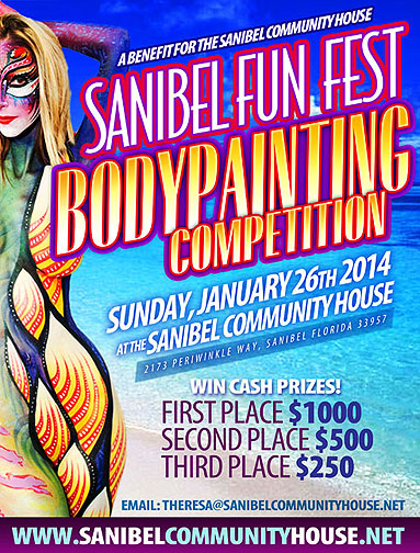 sanibel body painting competition
