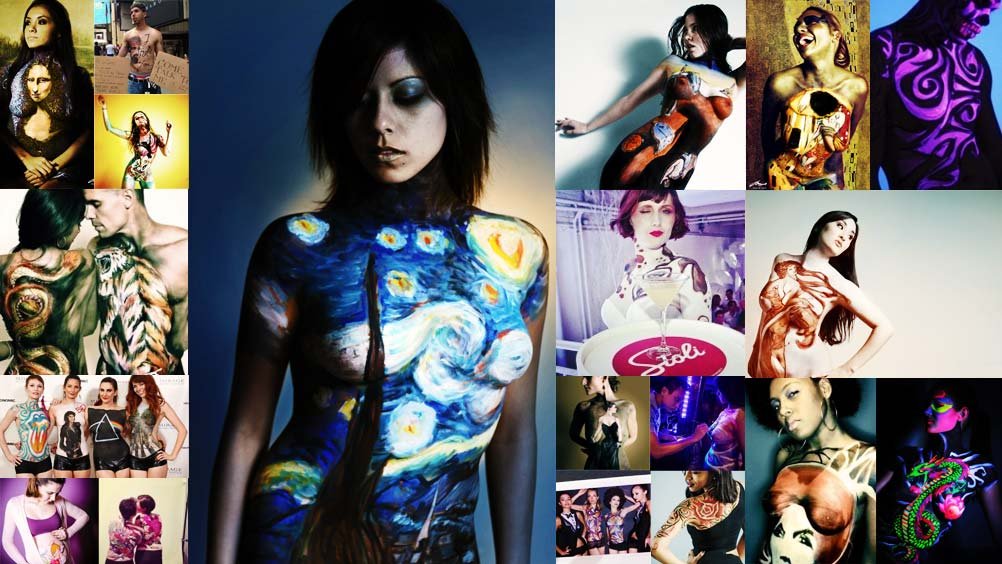DenArt body painting artwork