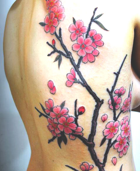 Sakura body painting