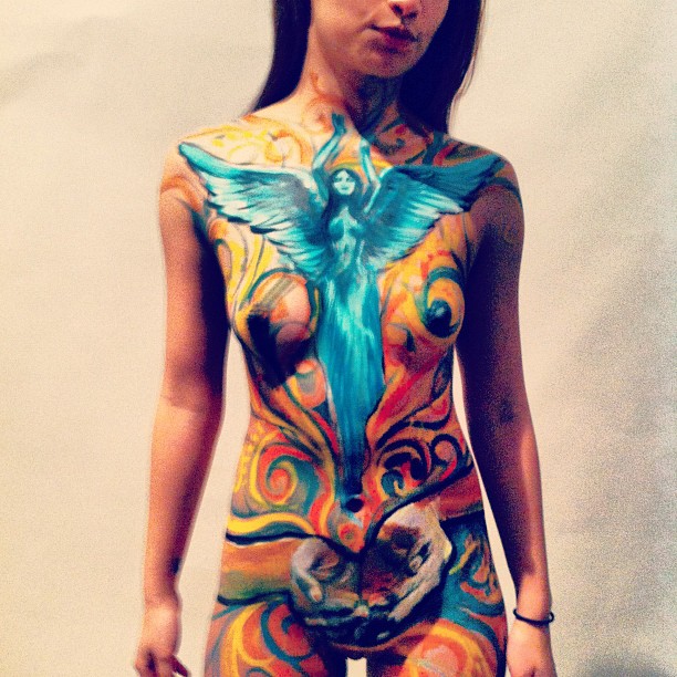 self rediscovery body painting