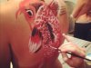 Beginners body painting class 10/24/12