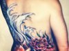 Lotus and wave