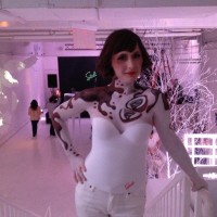 body painting for Stoli event