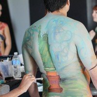 Body painting jam session