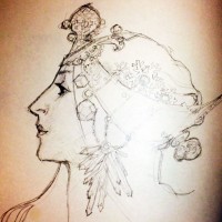 Mucha sketch 5 minutes a day exercise