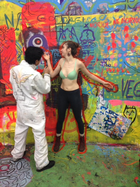 bodypainting at NEW museum