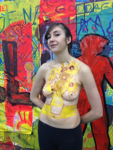 bodypainting at NEW museum