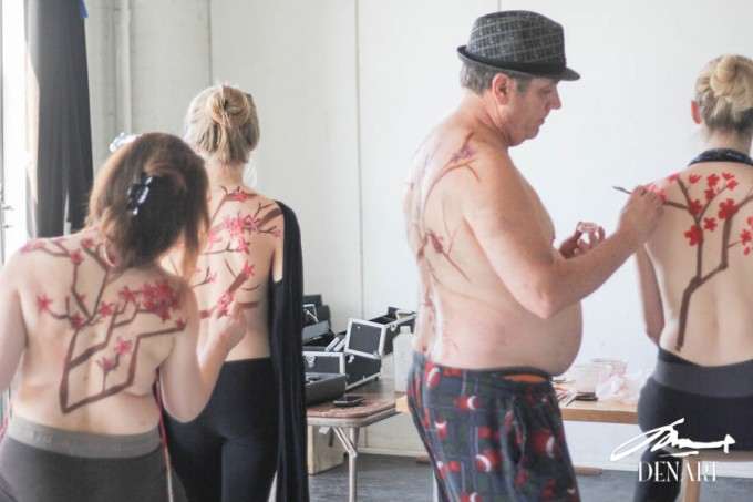 Intro to body painting class