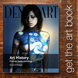 Art history body painting book