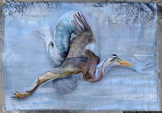 Body Painter Transforms Humans Into Breathtaking Portraits Of Animals