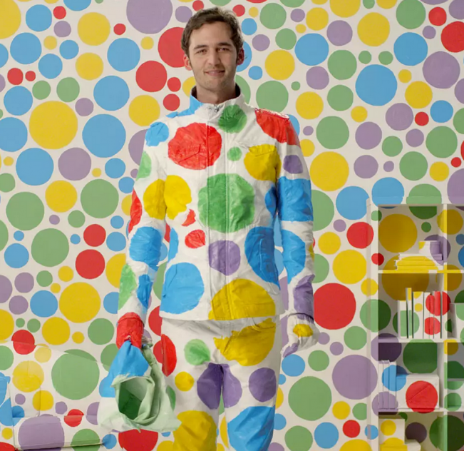 Jason Silva camouflage body painting by DenArt studio in NY