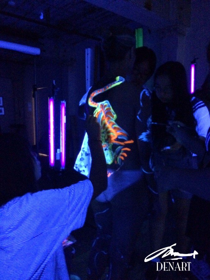 field trip bodypainting class in NY