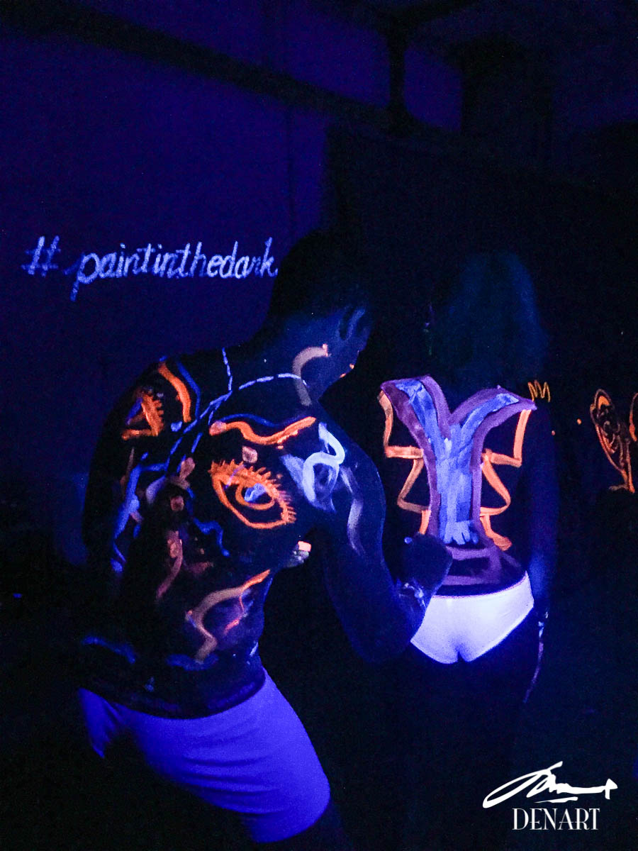 Sip & Body Paint - UV Glow Intro (for Friends & Couples