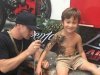 Bay artist’s ‘tattoos’ bring smiles to little faces