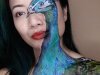 Makeup Artist Transformed Herself Into A Peacock And You Can’t Even Contour